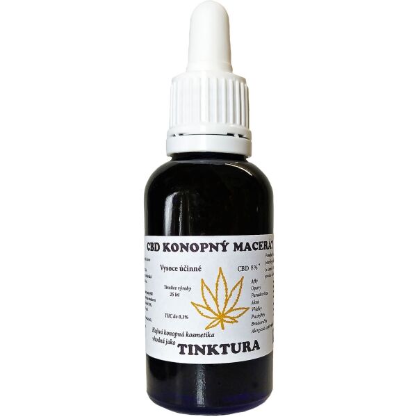 CBD konopí Meclov CBD KONOPNÁ TINKTURA 30 ML Konopný macerát