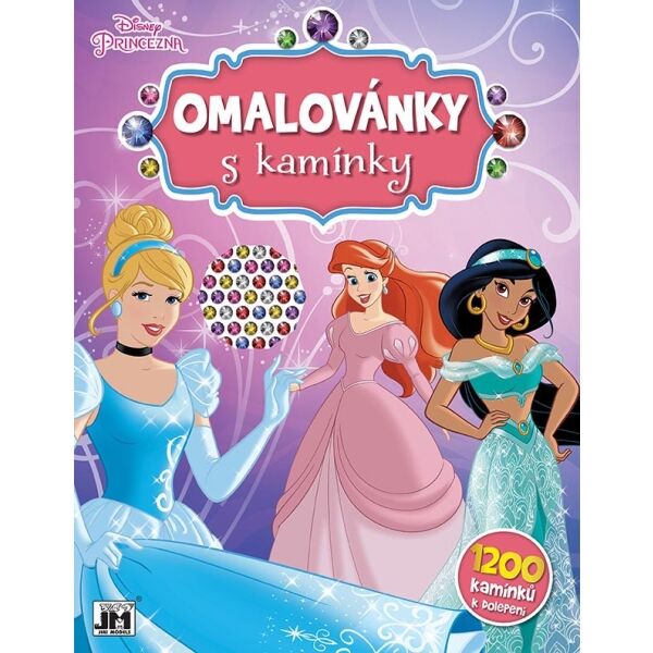 Disney PRINCEZNY Omalovánky s kamínky