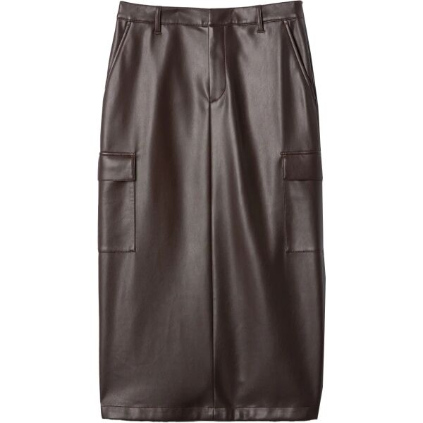 GAP VEGAN LEATHER UTILITY Dámská sukně