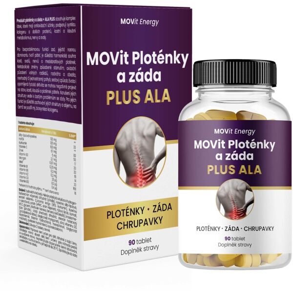 MOVIT ENERGY MOVIT PLOTÉNKY A ZÁDA PLUS ALA 90 TABLET Doplněk stravy