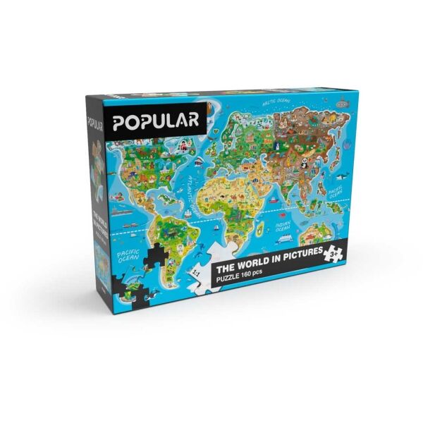 POPULAR MAPA SVĚTA 160 KS – AN Puzzle