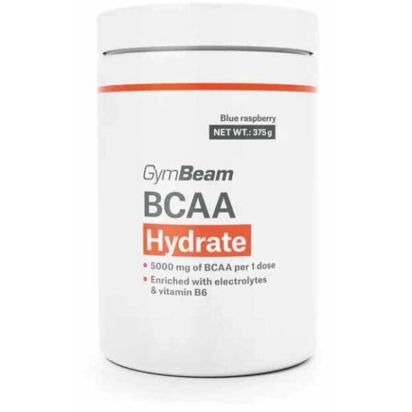 GymBeam BCAA HYDRATE 375 G MODRÁ MALINA Doplněk stravy