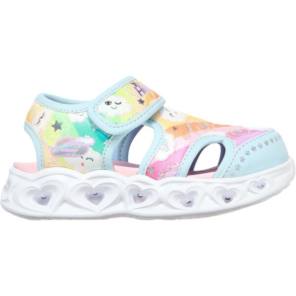 Skechers HEART LIGHTS SANDALS-CUTIE CLOUDS Dívčí sandály