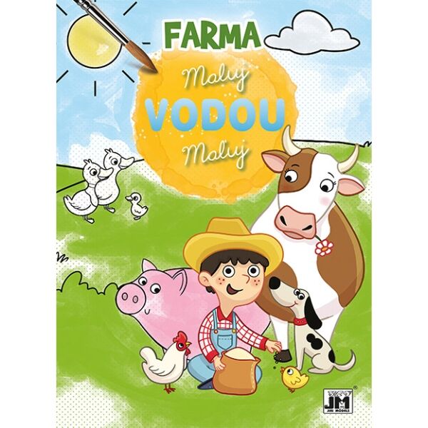 JIRI MODELS MALUJ VODOU FARMA Omalovánky
