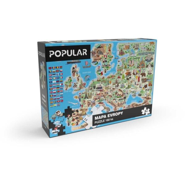 POPULAR MAPA EVROPY 160 KS - CZ Puzzle