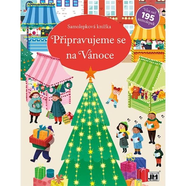 JIRI MODELS PŘÍPRAVA NA VÁNOCE Velká samolepková knížka