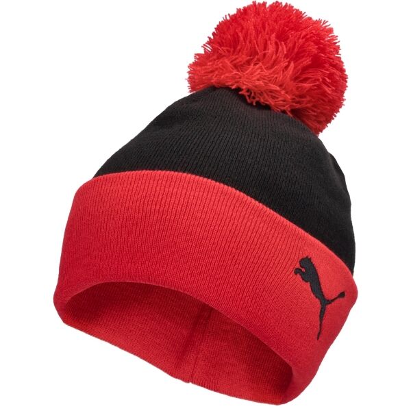 Puma AC MILAN ESSENTIALS POM POM BEANIE Zimní čepice