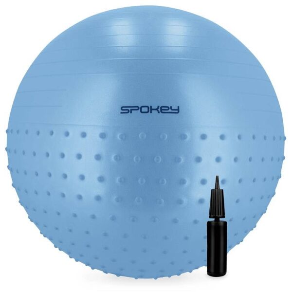 Spokey HALF FIT 65 CM Gymnastický míč 2v1
