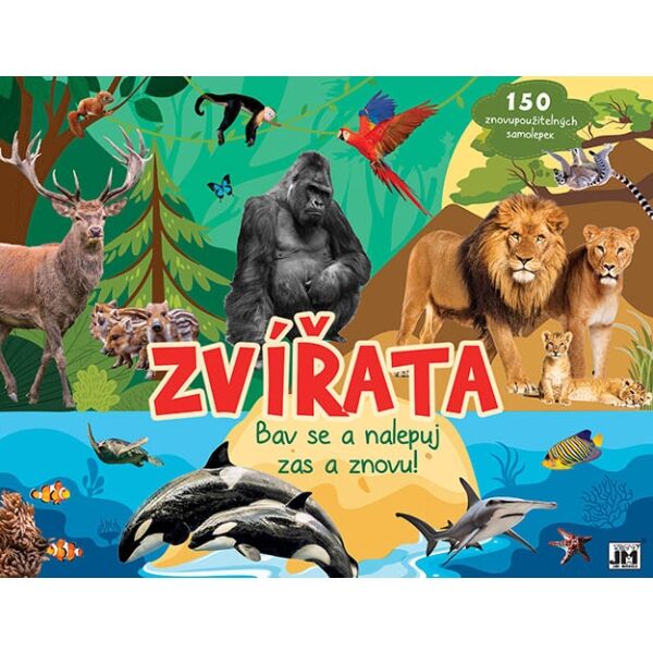 JIRI MODELS BAV SE A NALEPUJ ZAS A ZNOVU! ZVÍŘATA Kreativní set