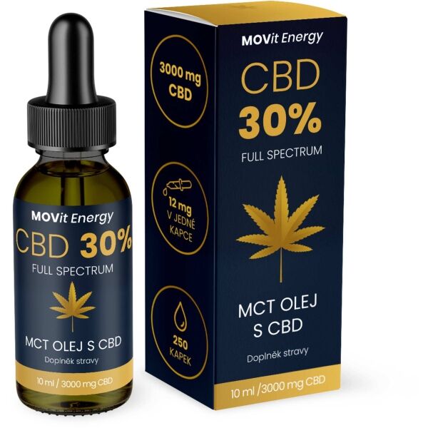 MOVIT ENERGY MOVIT CBD 30 % FULL SPECTRUM MCT OLEJ 10ML Doplněk stravy
