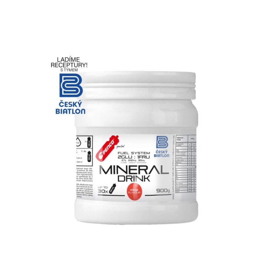 Penco Iontový nápoj Penco Mineral Drink Biatlon 900g Pomeranč
