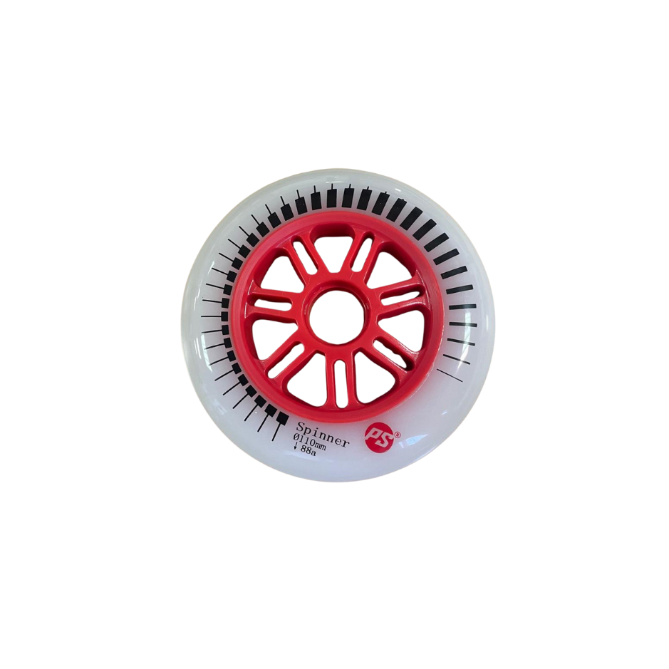 Powerslide Kolečka Powerslide Spinner White/Red (3ks)
