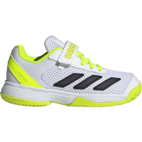 adidas COURTFLASH K COMFORT CLOSURE Dětská tenisová obuv