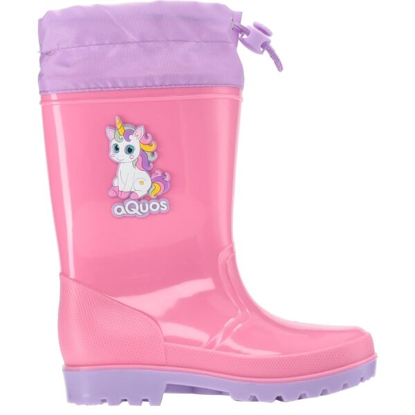 AQUOS RASTY K COLLAR Dívčí holínky