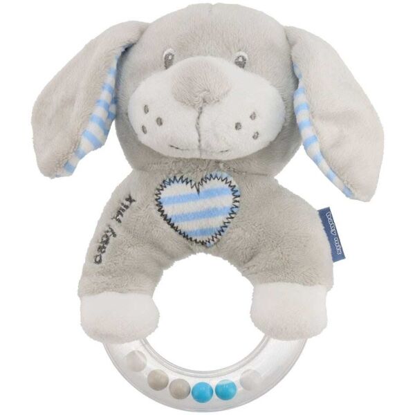 BABY MIX PES Plyšové chrastítko