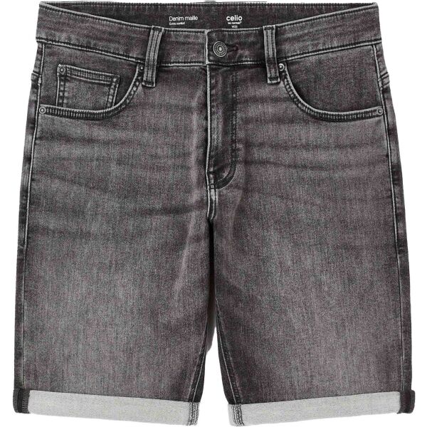 CELIO BOKNITBM Pánské džínové kraťasy
