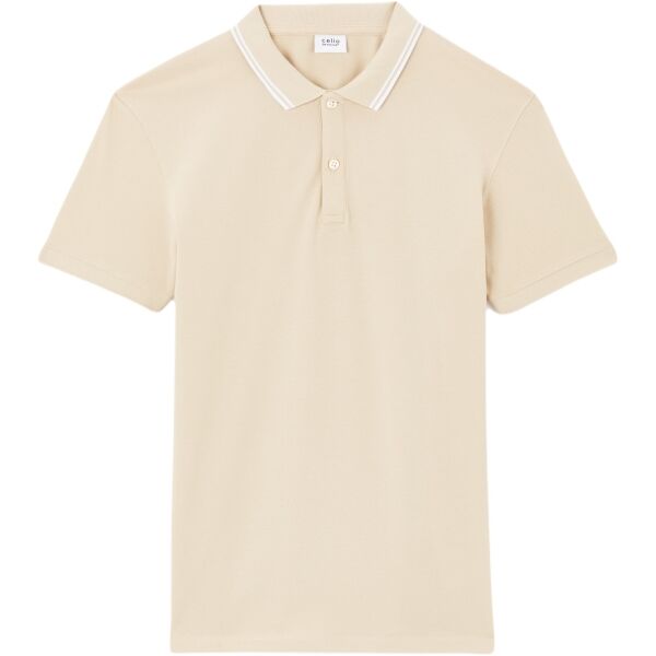 CELIO LEPRIME Pánské triko s límečkem