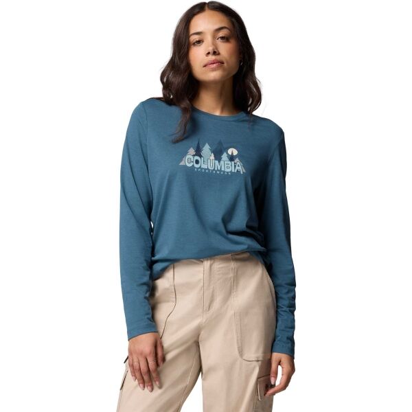 Columbia RUBY SPRINGS GRAPHIC LS TEE Dámské tričko
