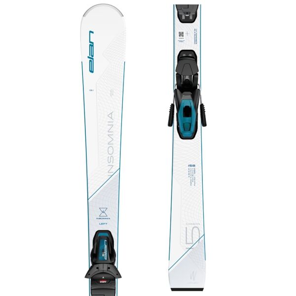 Elan INSOMNIA 15 C WHITE SX + EL 9.0 Dámské sjezdové lyže