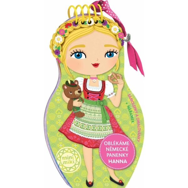 ELLA & MAX HANNA Oblékáme německé panenky - omalovánky