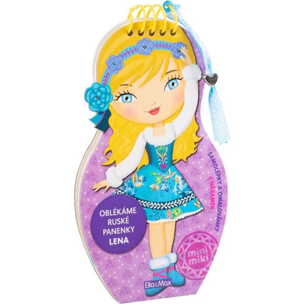 ELLA & MAX LENA Oblékáme ruské panenky - omalovánky