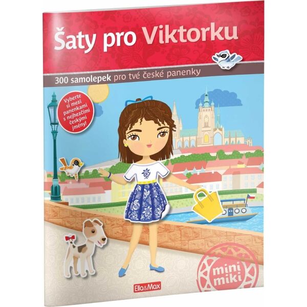 ELLA & MAX ŠATY PRO VIKTORKU Kniha samolepek