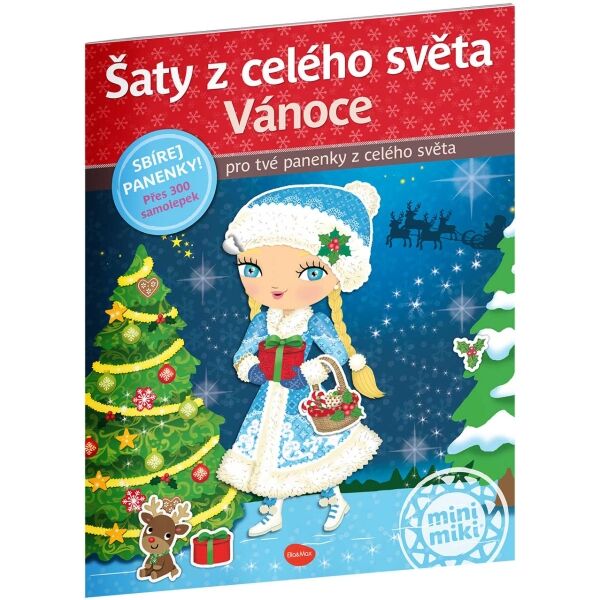 ELLA & MAX ŠATY Z CELÉHO SVĚTA: VÁNOCE Kniha samolepek