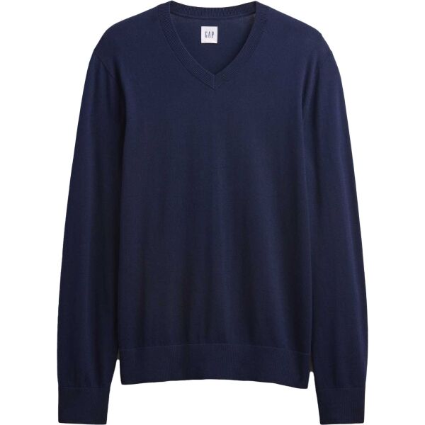 GAP V-FA25 SOLID CORE VEE Pánský bavlněný svetr