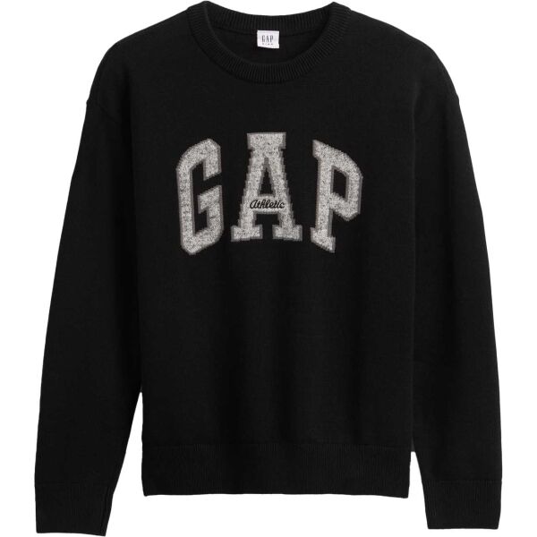 GAP V-JPN GAP ATHLETIC LOGO INTARSIA CREW Chlapecký svetr