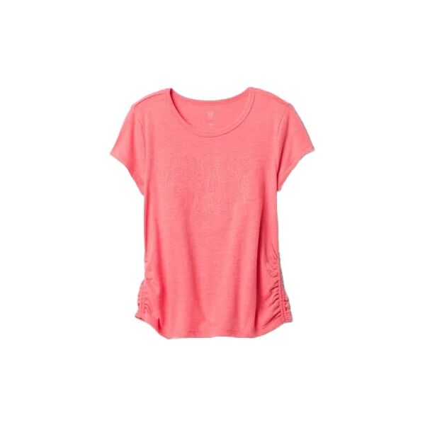 GAP V-LOGO SIDE RUCHED Dívčí tričko