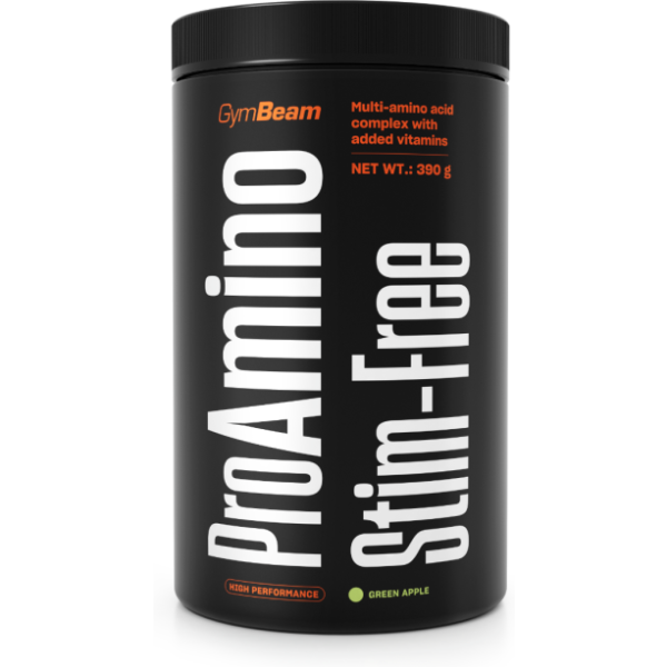 GymBeam PROAMINO STIM - FREE - 390 G - CITRON + LIMETKA Aminokyselina
