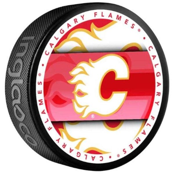 INGLASCO CALGARY FLAMES MEDALLION BLISTER Hokejový suvenýr