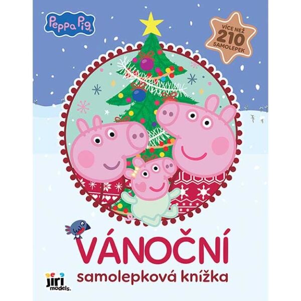 JIRI MODELS VÁNOČNÍ SAMOLEPKOVÁ KNÍŽKA PRASÁTKO PEPPA Samolepková knížka