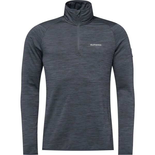 Klimatex ISAMU Pánská mikina s krátkým zipem