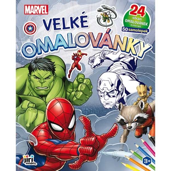 MARVEL MARVEL Omalovánky