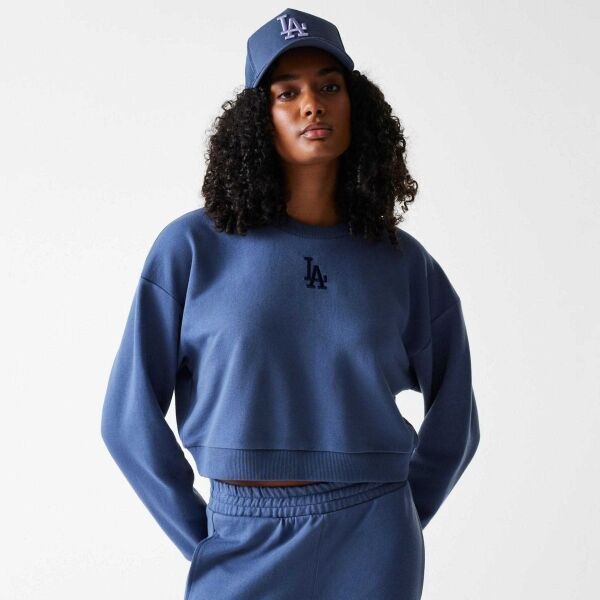 New Era LA DODGERS MLB MIDI LEAGUE ESSENTIAL CROPPED SWEATER Dámská mikina