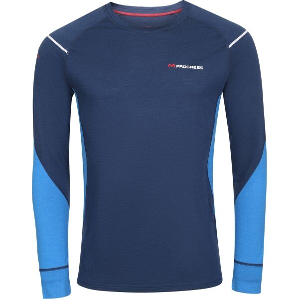 PROGRESS MERINO LS Pánské funkční Merino triko