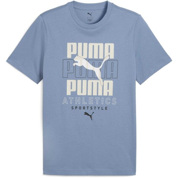 Puma GRAPHIC STACKED TEE Pánské triko