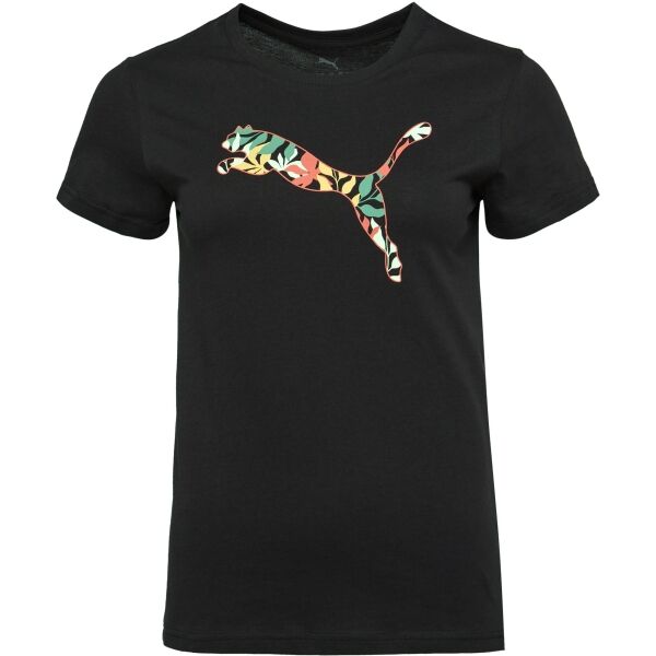 Puma GRAPHICS FLORAL CAT LOO TEE Dámské triko
