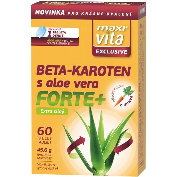 VITAR MAXI VITA EXCLUSIVE BETA-KAROTEN S ALOE FORTE+ 60 TBL. Doplněk stravy