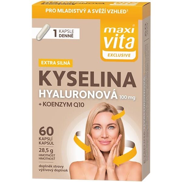 VITAR MAXI VITA EXCLUSIVE KYS. HYALURONOVÁ +KOENZYM Q10 60 CPS. BL Doplněk stravy