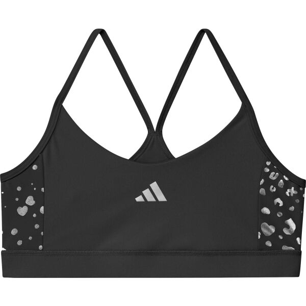 adidas JG TRAINING - ESSENTIALS GLAM BRA Dívčí sportovní podprsenka
