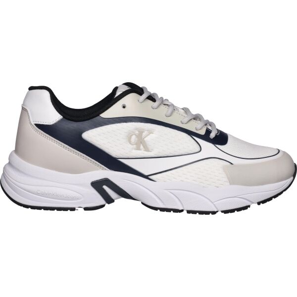 Calvin Klein RETRO TENNIS LOW KNIT MIX Pánská volnočasová obuv