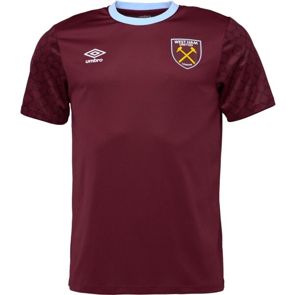 Umbro WEST HAM HOME PRE MATCH SS TEE Pánské fotbalové triko