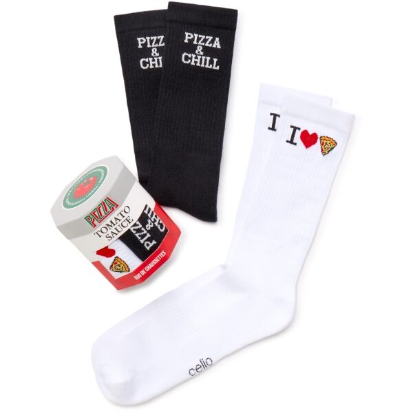 CELIO XMISOPIZZA Pánské ponožky v dárkovém balení