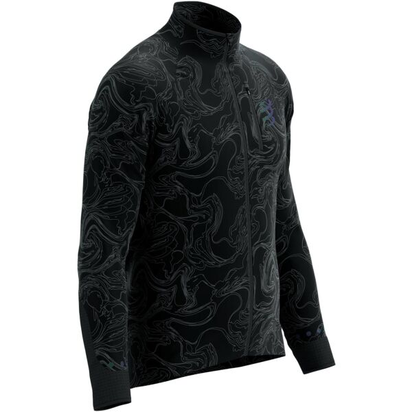 Compressport HURRICANE WINDPROOF JACKET M AURORA Pánská běžecká větrovka