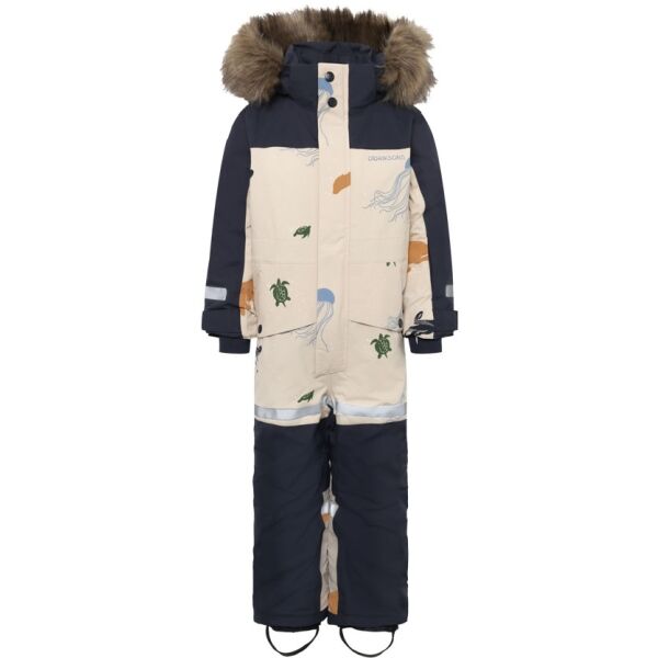 DIDRIKSONS WINTER OCEAN MULTI REFLEX Dětský overal