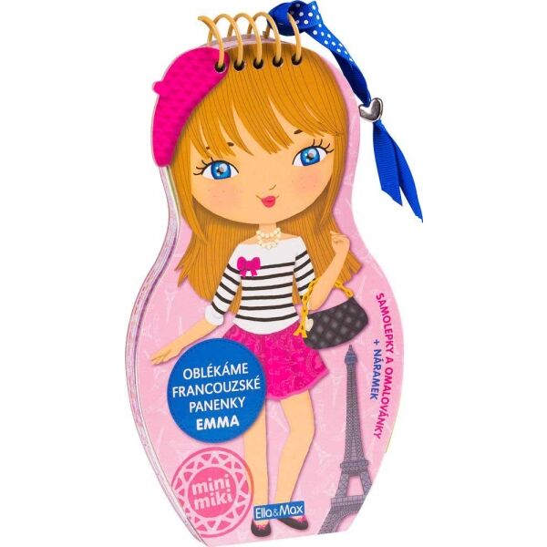 ELLA & MAX EMMA Oblékáme francouzské panenky - omalovánky