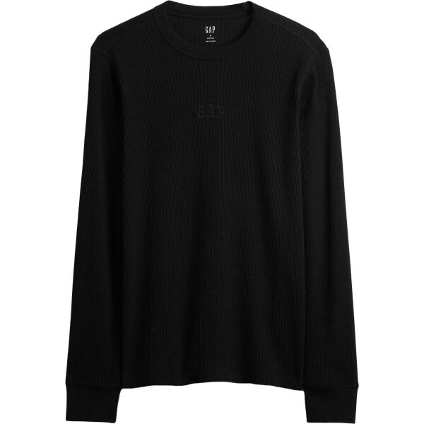 GAP V-FRCH LS WAFFLE MINI LOGO CREW Pánské tričko