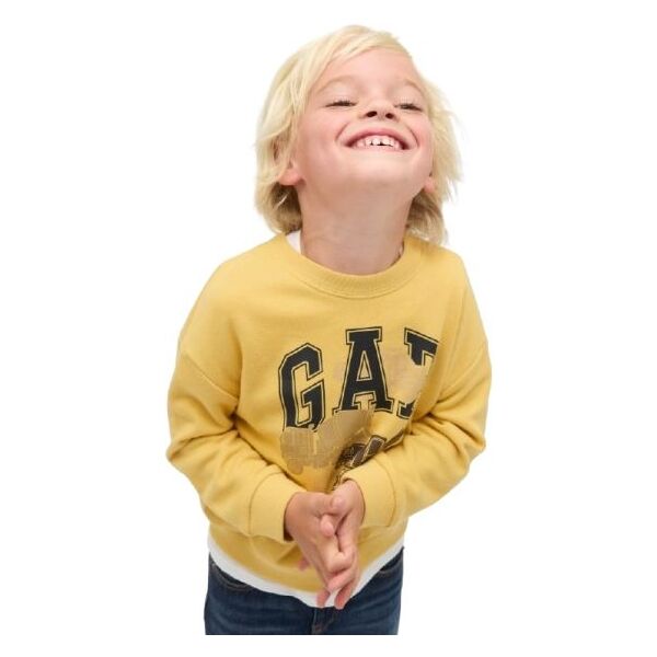 GAP V-FRCH OVERSIZED LOGO CREW Dětská mikina